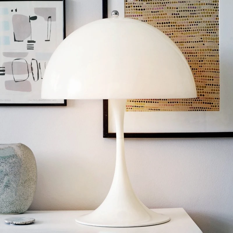 Louis Poulsen Panthella Design-Tischleuchte - White Opal