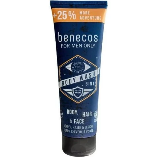 Benecos For Men Only 3-in-1 Reinigungsgel, 250 ml