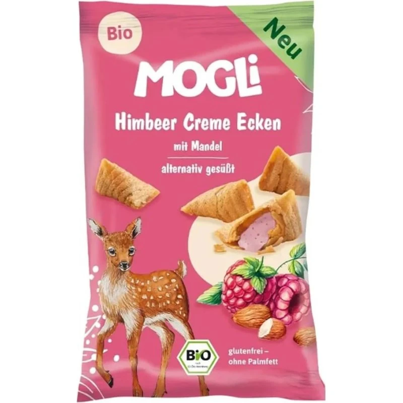 Mogli Bio-Knusperbrötchen Himbeercreme, 30 g