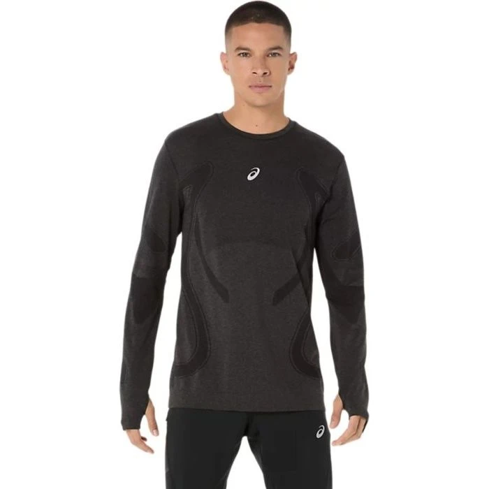 ASICS Road Seamless Langarmshirt Schwarz - L