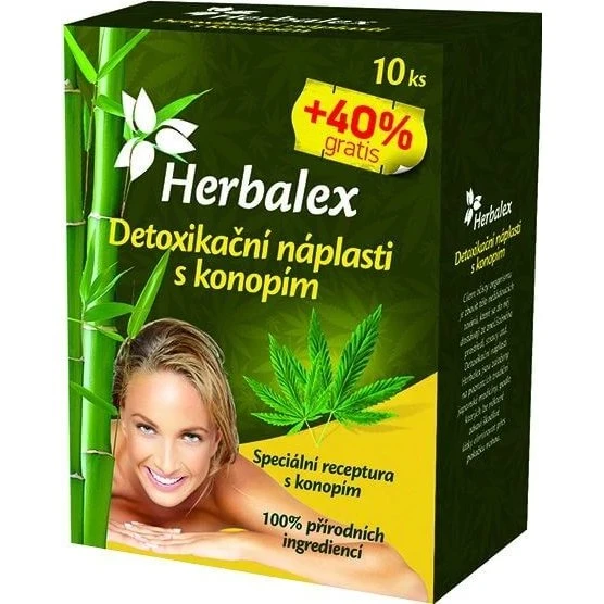 Herbalex Entgiftungspflaster mit Hanf (14 Stück)