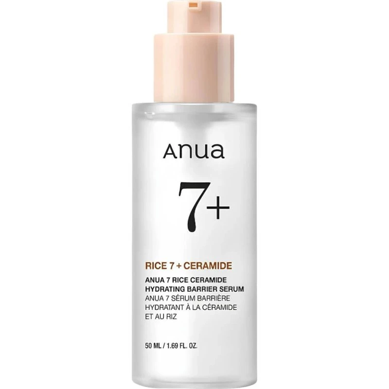 Anua Rice 7 Ceramide Intense Moisturising Face Serum, 50 ml