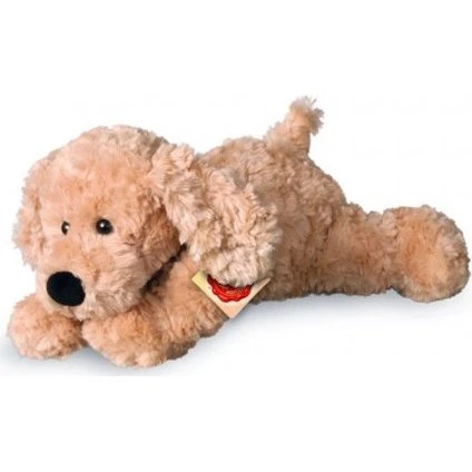 Hermann Teddy Collection Schlenkerhund Kuscheltier, beige, 28 cm