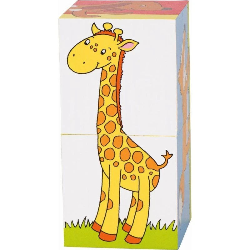 Würfelpuzzle Tiere