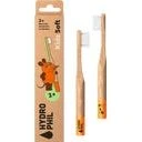 Hydrophil Bambus-Zahnbürste Kinder Maus 2er Pack
