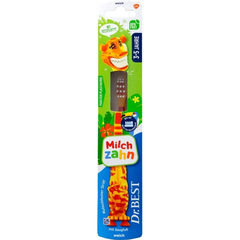 Dr. Best Milchzahn Stage 2 Kinderzahnbürste blau