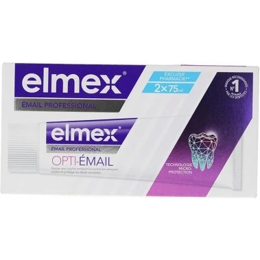Elmex Opti-émail Zahnpasta Hochfest 2er Pack 75 ml