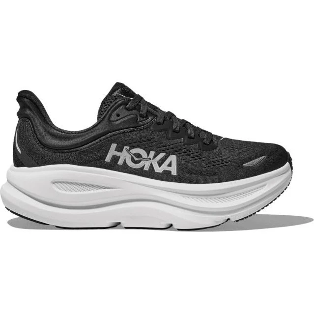 HOKA Bondi 9 Herren Laufschuhe, Schwarz, Größe 45⅓