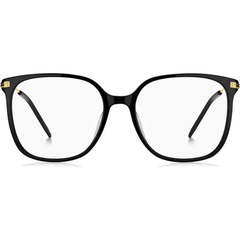 BOSS 1736/G Damenbrille - Schwarz/Gold, Quadratisch