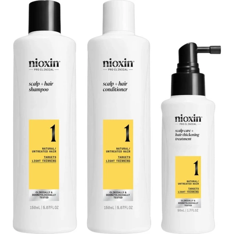 Nioxin System 1 Loyalty Kit - Haarpflegeset für natürliches Haar