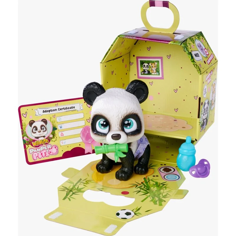 Simba Pamper Petz Panda Spielzeug Set mit Adoptionsurkunde