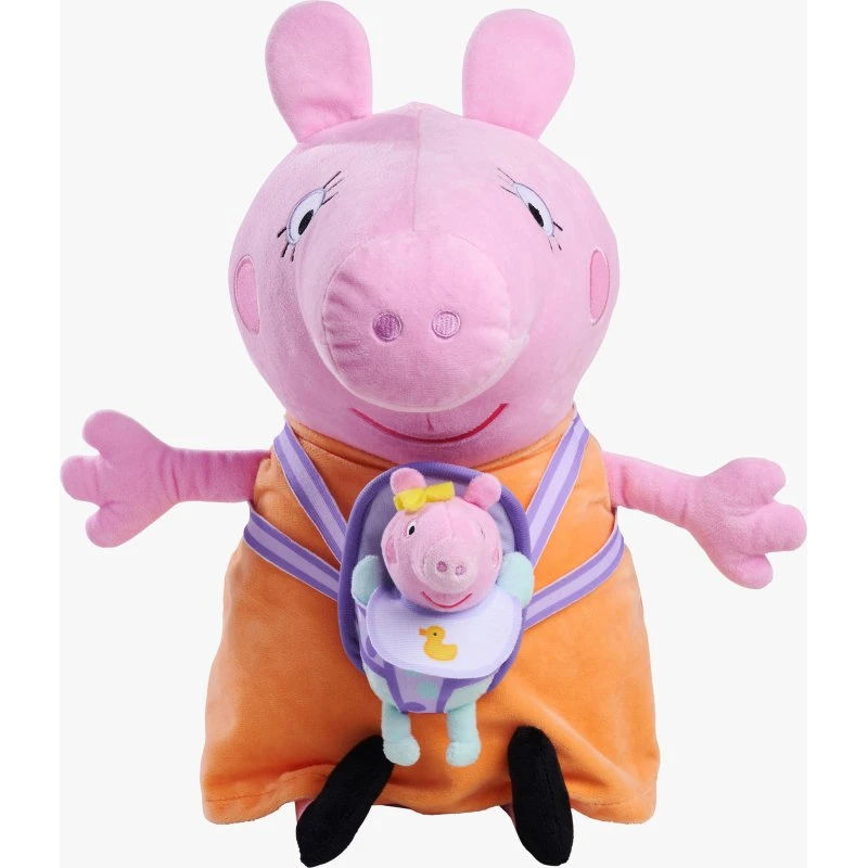 Simba Peppa Wutz Mama Wutz mit Baby Evie (33 cm)