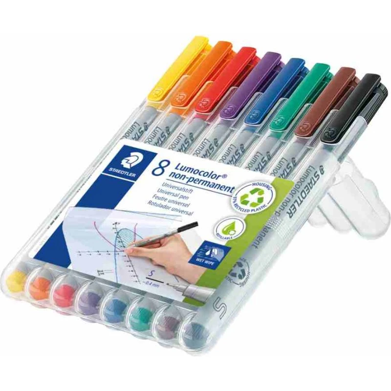 STAEDTLER Lumocolor non-permanent 311S Folienstifte 8er Set