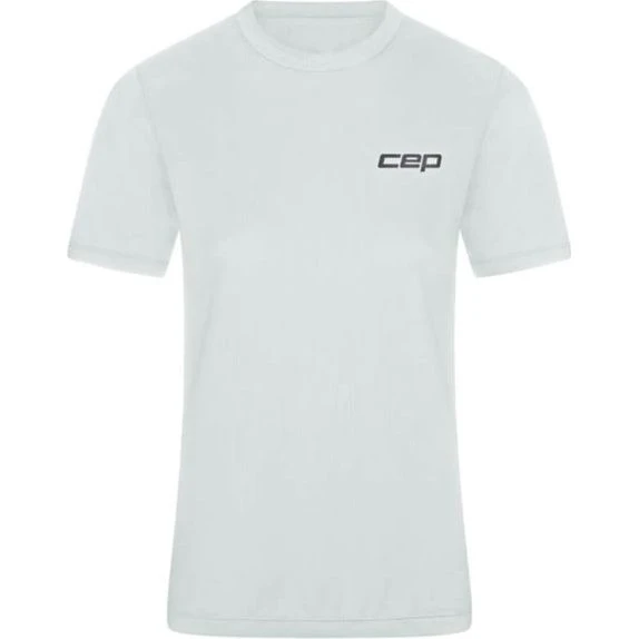 CEP Core Run Shirt L - Funktions-Laufshirt gestreift