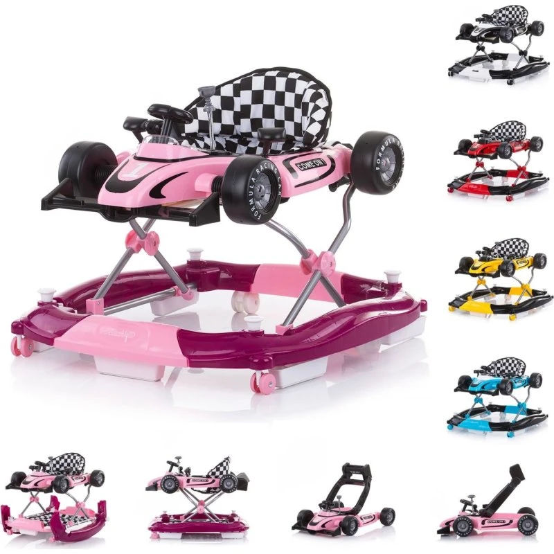 Chipolino Lauflernwagen 4 in 1 Racer schwarz