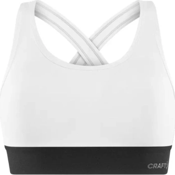 Craft Core Training Bra Padded Sport-BH, Weiß, XL