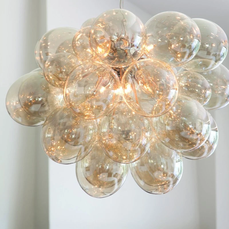 By Rydéns Gross Grande Pendelleuchte, Amber, Ø 62 cm