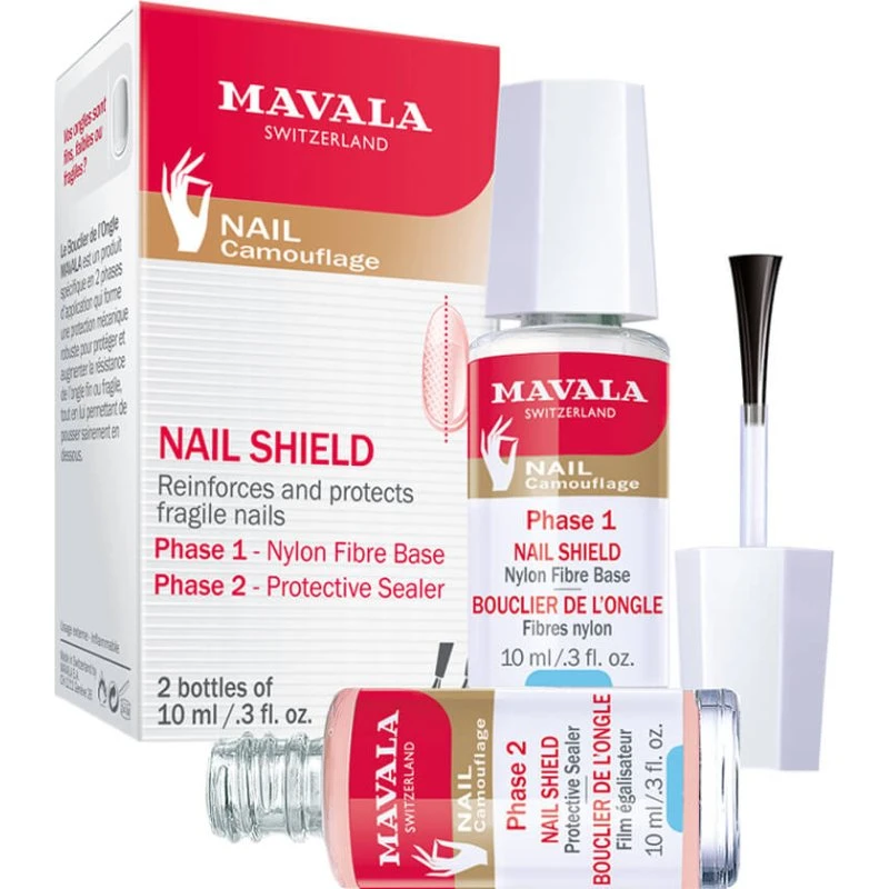 Mavala Nail Shield 2x10 ml - Zweiphasen-Nagelpflege zur Stärkung