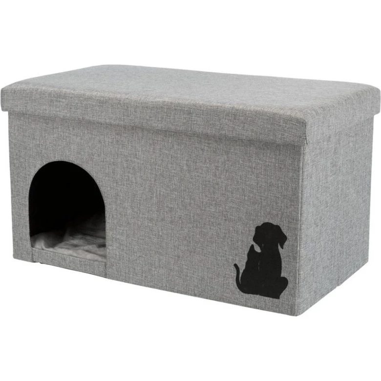 Trixie Kuschelhöhle Kimy, faltbar mit Staufach, 72x40x40 cm