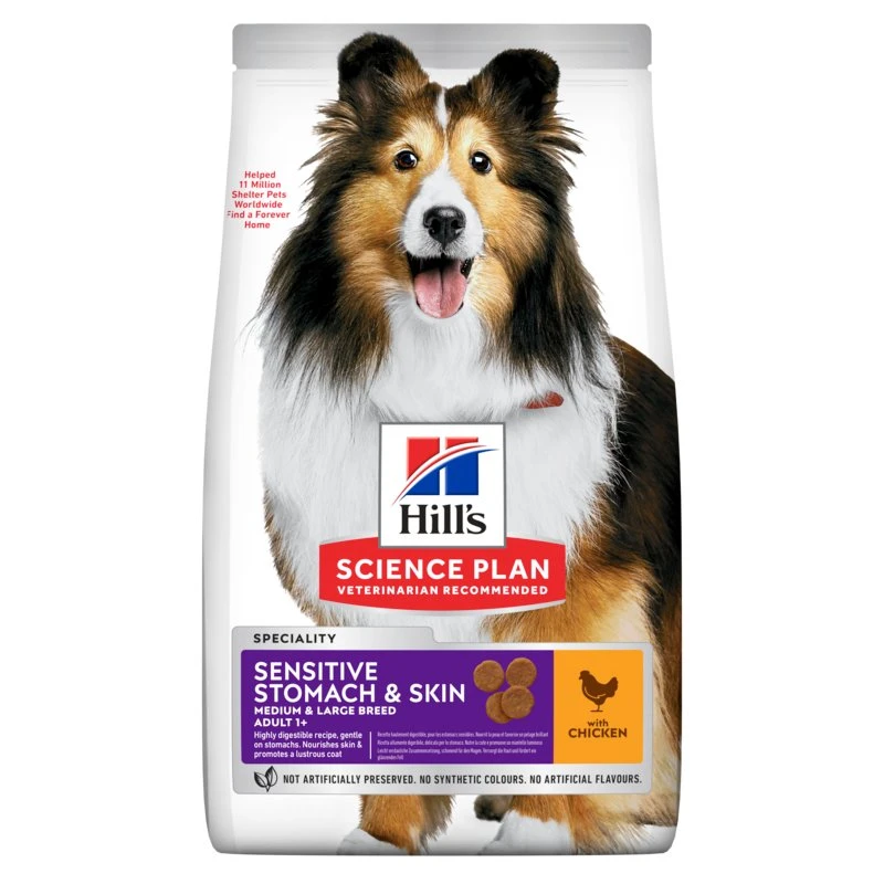 Hill's Science Plan Sensitive Stomach & Skin Medium Adult Huhn 2,5kg