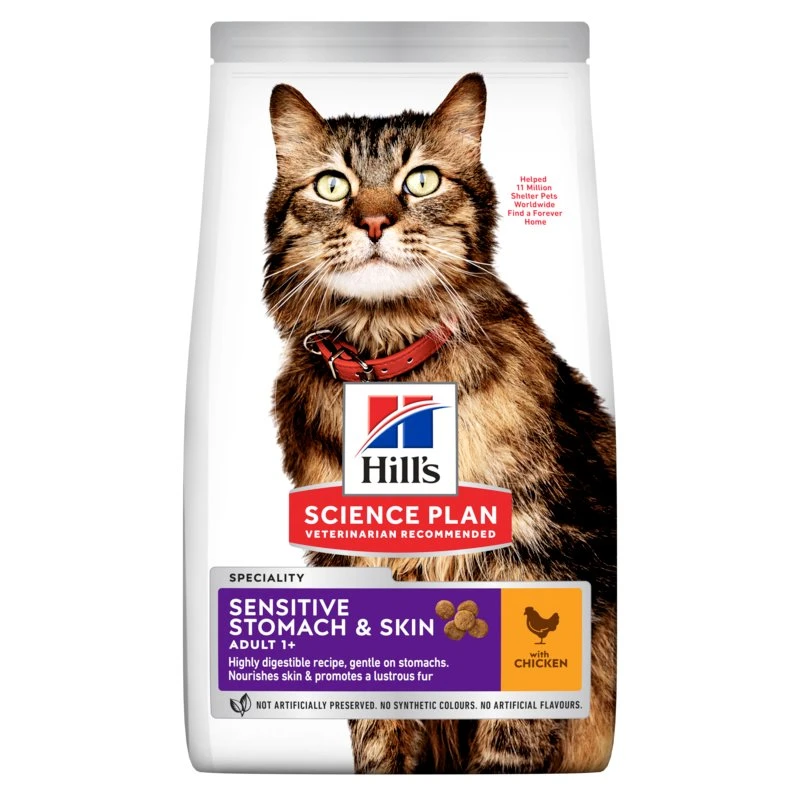 Hill's Science Plan Katze Sensitive Stomach & Skin Huhn 1,5kg