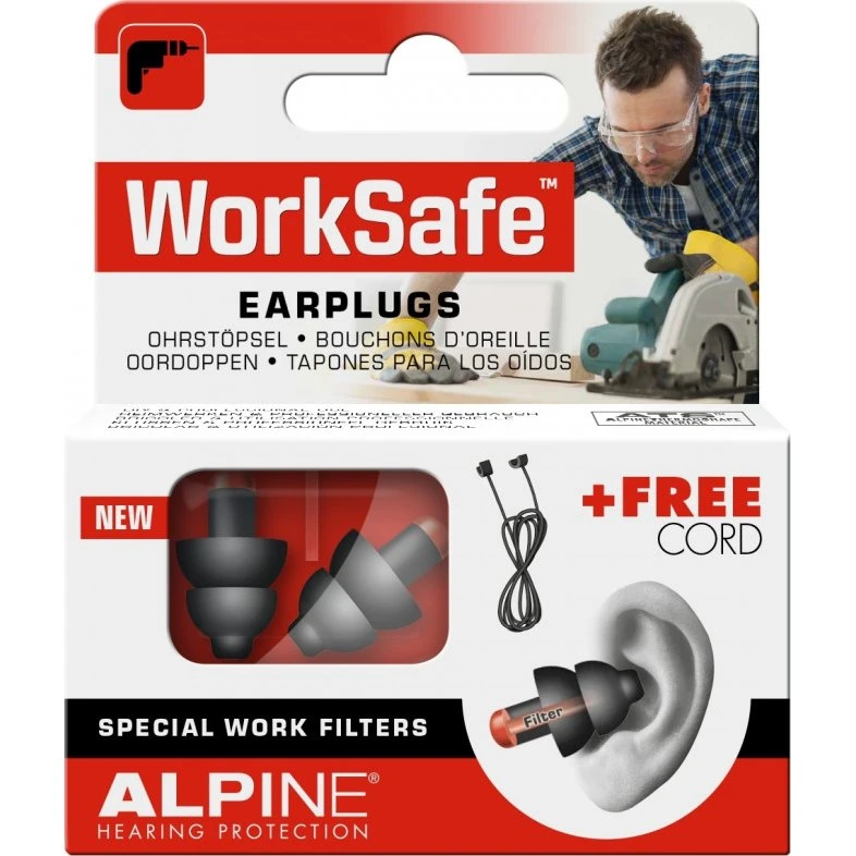 Alpine Worksafe Ohrstöpsel (1 Paar)