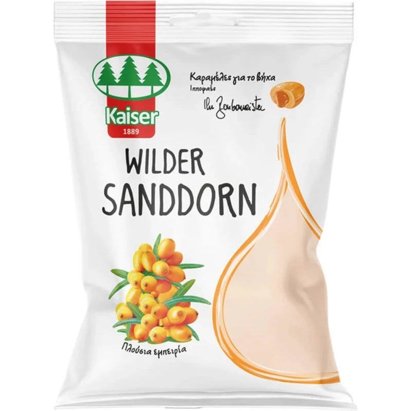 Kaiser Wilder Sanddorn Bonbons mit Hippophae, 90g