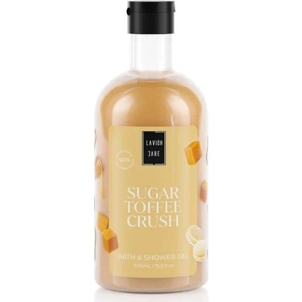 LAVISH CARE Duschgel Sugar Toffee, Feuchtigkeitsspendend, 500ml
