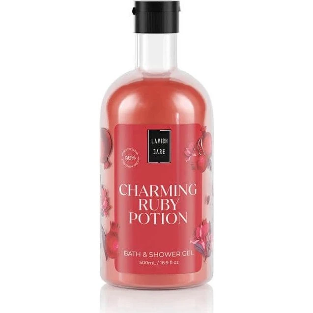 LAVISH CARE Duschgel Granatapfel, feuchtigkeitsspendend, 500ml
