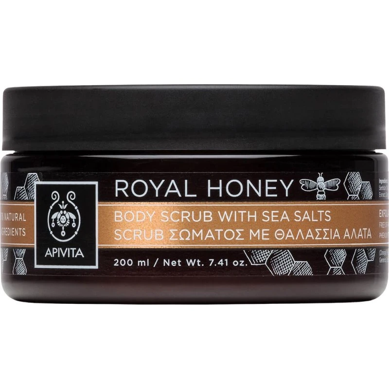 APIVITA Royal Honey Body Scrub mit Meersalzen, 200ml