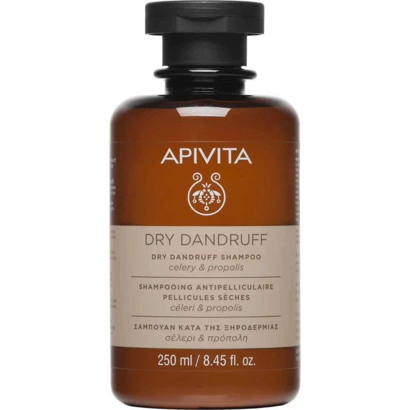 APIVITA Shampoo gegen trockene Kopfhaut mit Sellerie & Propolis 250ml