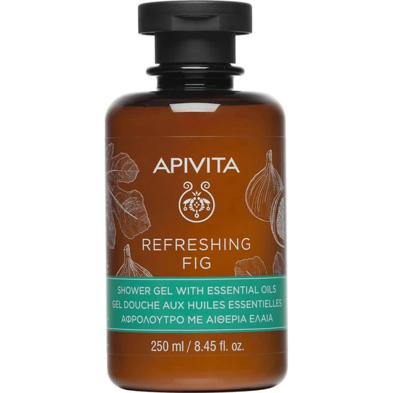 Apivita Erfrischendes Feigen-Duschgel mit Aloe & Feige, 250ml