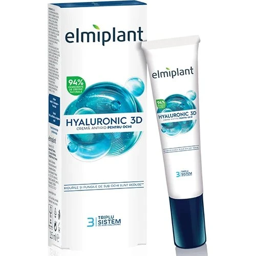Elmiplant Hyaluronic 3D Anti-Falten Augencreme, 15 ml