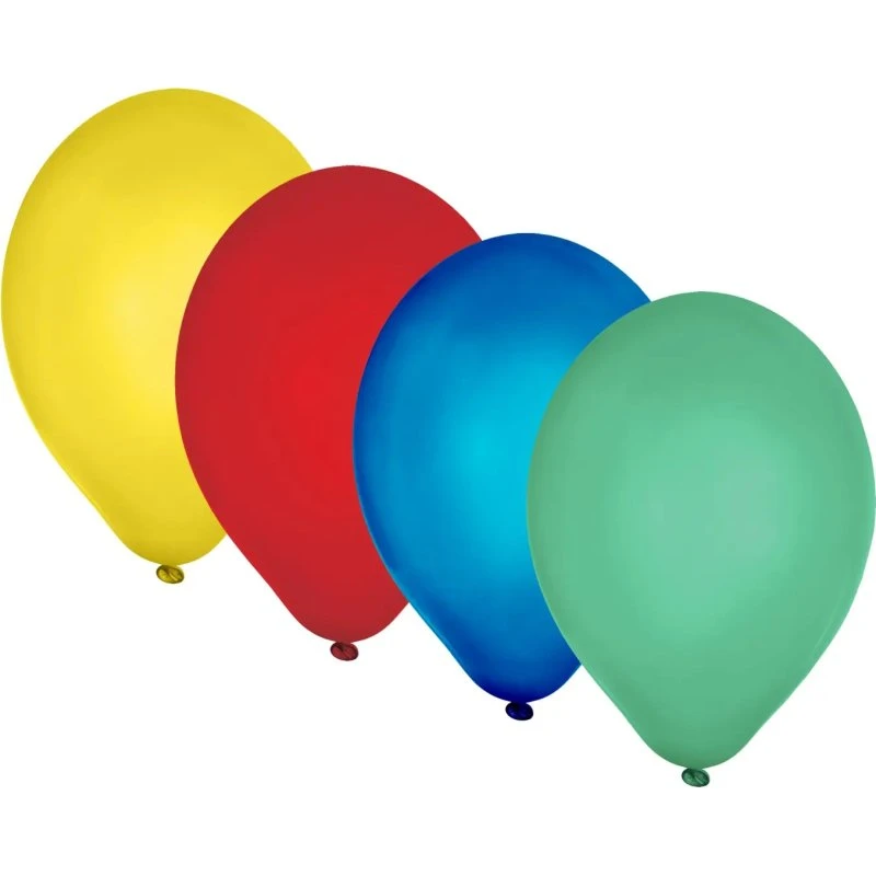 Latex-Luftballons bunt gemischt Ø25 cm, 100 Stk.