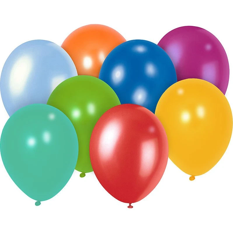 Playtastic 100 bunte Luftballons (bis 30 cm)