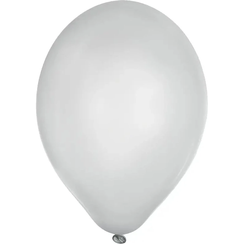 Latex-Luftballons weiß Ø25 cm, 100 Stk.