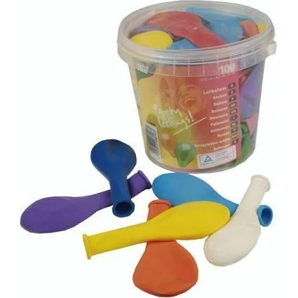 PAPSTAR Luftballons 22 cm farbsortiert 100 Stück in Dose