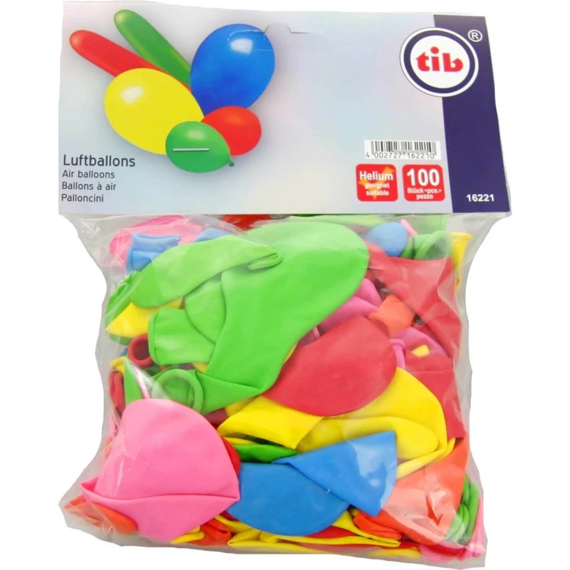TIB Heyne Luftballons, 100 Stück bunt gemischt