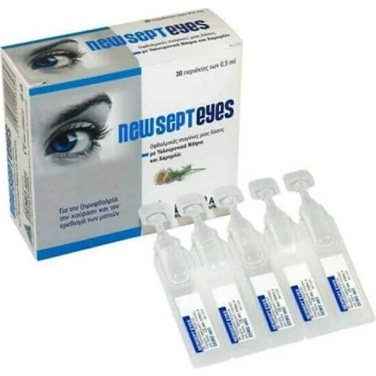 Newsepteyes Hyaluronsäure Augentropfen für trockene Augen, 30x0,5ml