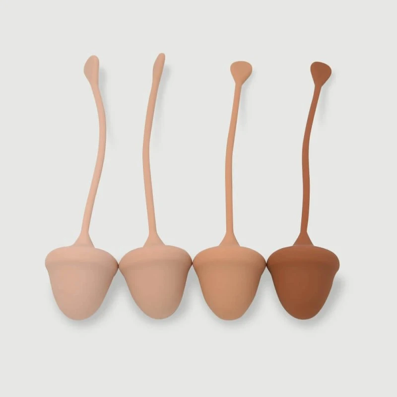 Sexopolis Wellness Kegel Exerciser Kirsche Premium Silikon Set - Braun