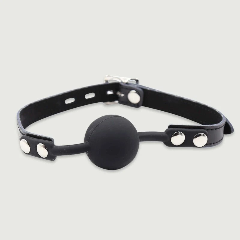 Sexopolis Ballknebel mit Softstrap - Schwarz