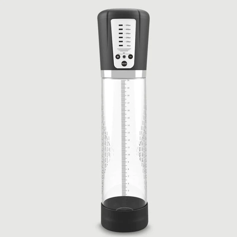 Sexopolis Elektrische Penis-Pumpe mit LCD-Display - Transparent