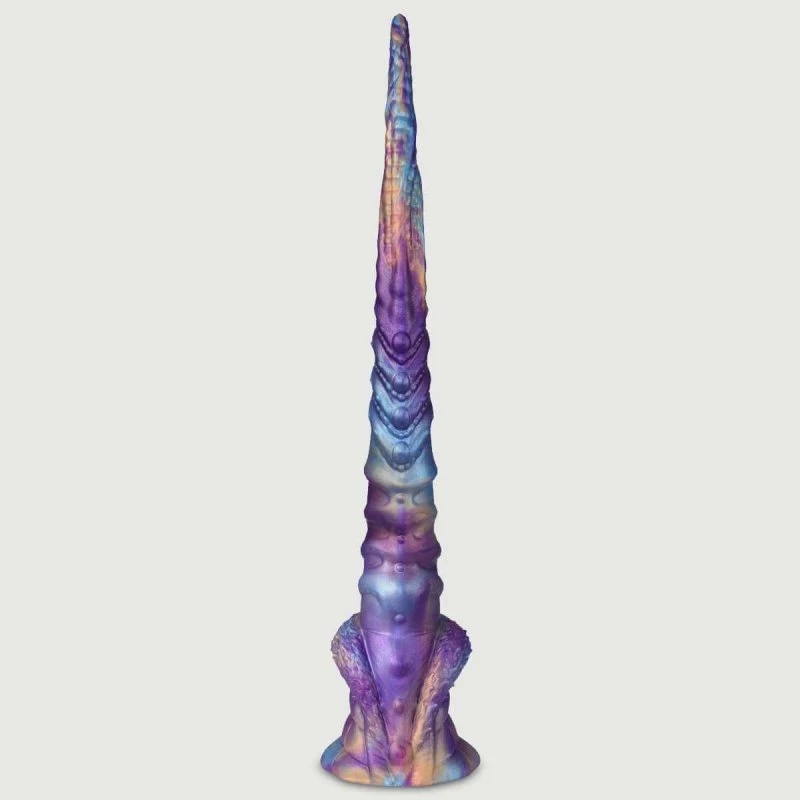Alien Huge Anal Dildo aus Flüssigsilikon, 44,5 cm, Multicolour