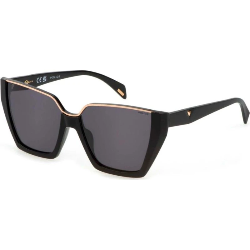 Police Gem 1 Spll33 Sonnenbrille Damen - Cat-Eye Schwarz/Grau
