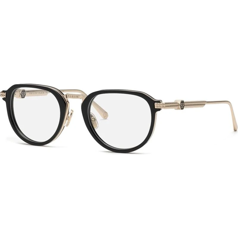 Philipp Plein Plein Rock Superhero VPP116M Brille Pantos Schwarz