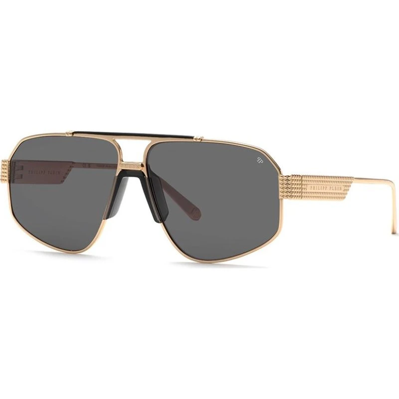 Philipp Plein Plein Rock Superhero SPP106M Sonnenbrille Grau 63mm