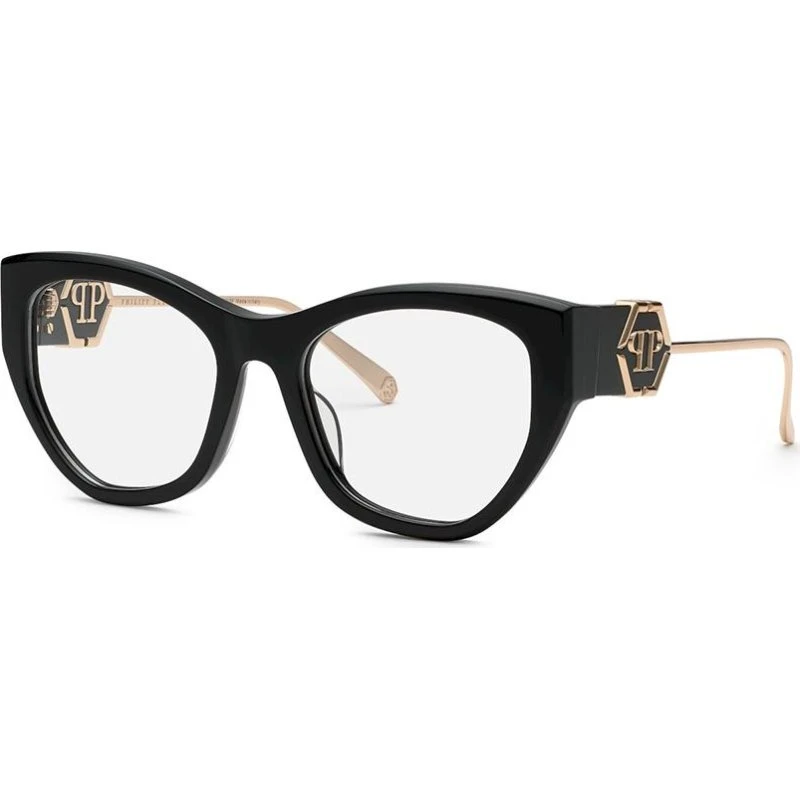 Philipp Plein Plein Rose Venus VPP123M Brille Cat-Eye Schwarz