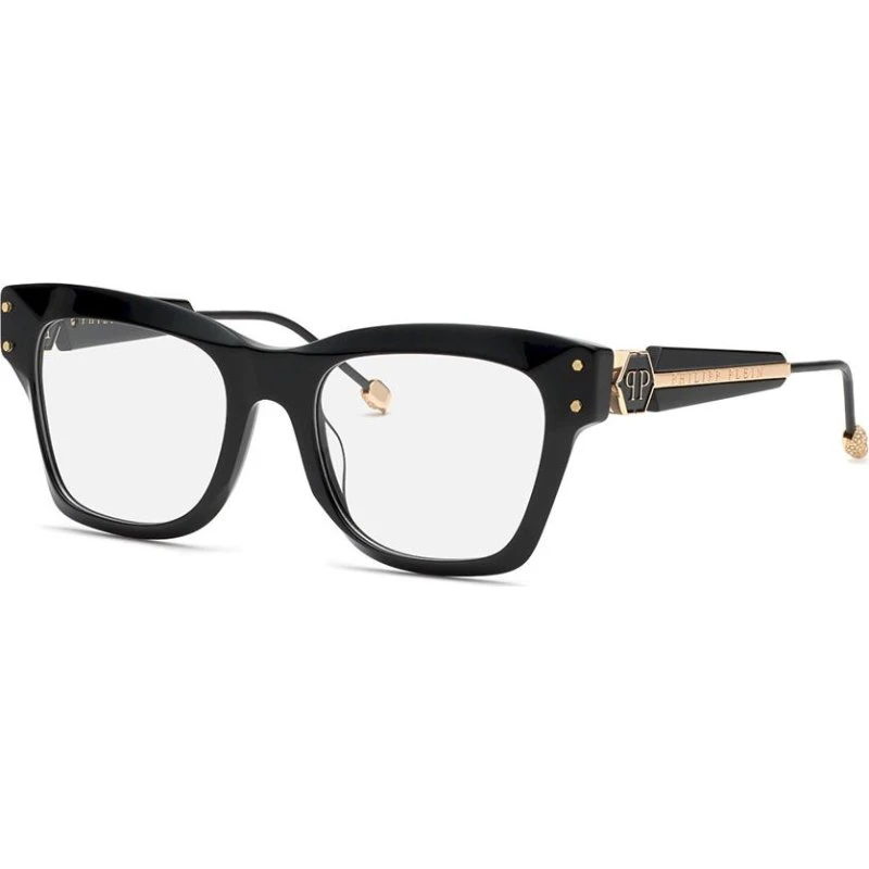 Philipp Plein Plein Queen VPP125S Brille - Schwarz, Quadratisch