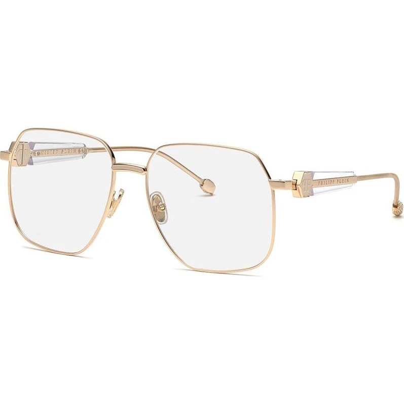 Philipp Plein Plein Queen VPP126S Brille Roségold Geometrisch