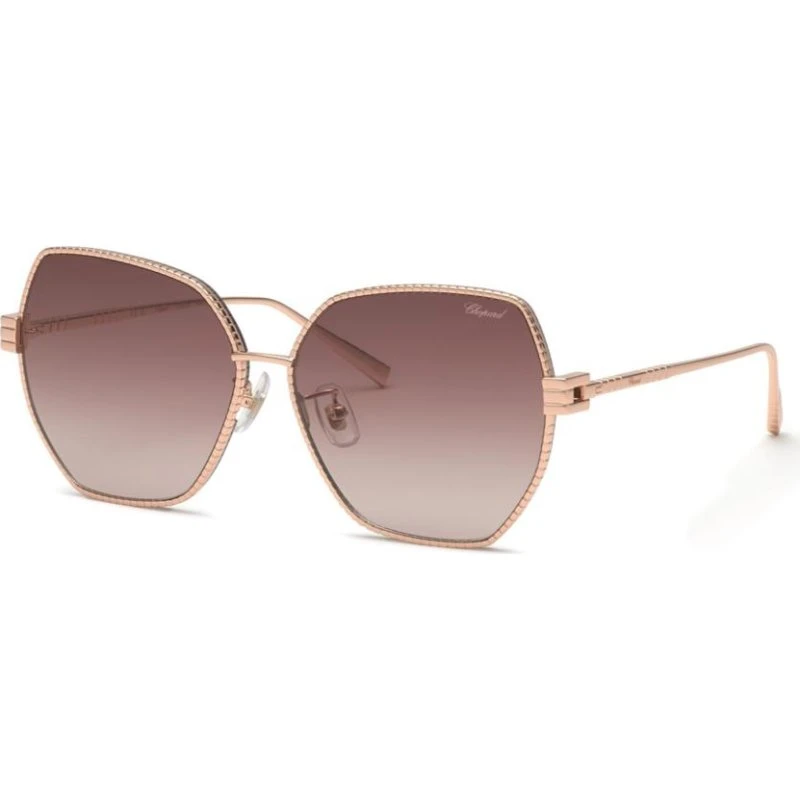 Chopard Schl28m Sonnenbrille Unisex Gold/Braun 59mm